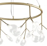 Подвесная люстра Natali Kovaltseva Grace ll GRACE 75125/18С GOLD SATIN