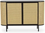 Сервант Male ОГОГО (арт.729915), (МДФ,ЛДСП,Ротанг/Бежевый,Черный)