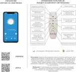Люстра потолочная Blanca 6094-106 светодиодная с пультом 108 Вт 3000К-6000К LED