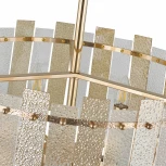 Подвесная люстра хрустальная на штанге Arte Milano Sorrento-2109 372109/5/350/390 GD (220V)