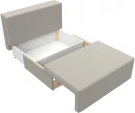 Диван прямой Лагуна (Бежевый/Рогожка) Лига Диванов арт.125930