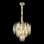 Подвесная люстра каскадная Wertmark Orlanda WE144.05.303 (220V, хрусталь, на цепи)