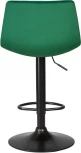 Стул барный DOBRIN TAILOR BLACK (зеленый велюр (MJ9-88)) 5017_BlackBase-LM BLACK, цвет сиденья зеленый (MJ9-88), основания черный