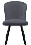 Стул 219 поворотный, B28 ANTRACITE, ножки черные Dikline 00-00062931