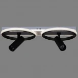 Потолочная люстра светодиодная с пультом Reluce 77804-3.3-2+2