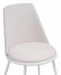Стул Woodville на металлокаркасе Алдис катания вайт / белый матовый 507434