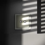 Розетка телевизионнная оконечная TV+SAT (сталь) Voltum S70 VLS060405