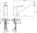 Смеситель Iddis Male MALSB00i05 для кухонной мойки