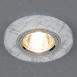Встраиваемый точечный светильник Elektrostandard 8361-8371 8371 MR16 WH/SL белый/серебро