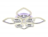 Потолочная люстра Ambrella Acrylica Ice FA283 (регулировка яркости, LED, 220V, пульт управления, управление смартфоном, умный дом - PC.Lamper, цветы)