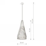 Подвесной светильник Nowodvorski Bio 9848 (220V, на проводе, круглые)