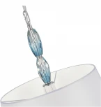 Подвесной светильник ST Luce Lingotti SL1759.103.03 Хром, Голубой/Белый E27 3*40W (220V, на проводе)