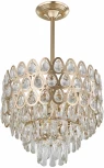 Потолочная люстра хрустальная на штанге Arte Milano Sorrento-2019 372019/6/300/390 GD (220V)