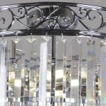 Потолочная люстра хрустальная на штанге Reluce 90183-0.3-10 CR (220V)