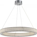 Подвесной светильник ST Luce Latozzo SL6008.123.01 Хром/Хром LED 1*40W 3000K (220V, на тросе, кольцо)