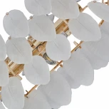 Подвесная люстра Arte Milano AM-4653 4653.L750.H240.E14.12 G (220V, на тросе, перо)