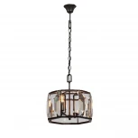 Подвесная люстра Vitaluce V5215-1/4 (220V, хрусталь, на цепи, свеча, круглые)