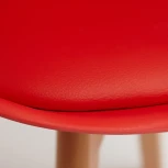 Стул TULIP (mod. 73) желтый (дерево/пластик/ПУ)