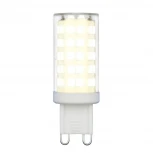 Лампочка светодиодная кукуруза прозрачная G9 9W 4000K Uniel LED-JCD-9W/4000K/G9/CL GLZ09TR
