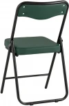 Складной стул Stool Group Джонни экокожа зелёный каркас черный матовый УТ000035364
