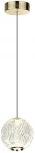 Подвесной светильник Odeon Light Crystal 5008/5LA золотой/металл/акрил LED 5W 4000K 390лм (220V, на проводе, шар)