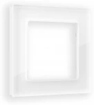 Рамка Ambrella Volt ALFA Platos (Белый Стекло органическое) 1-ая AF330101