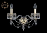 Бра Art Classic 10.23 10.23.2.165.Gd.Dr (220V, хрусталь, подвески, подсвечник, свеча)