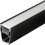 Профиль LINE-5075-U-HONEYCOMB-2000 BLACK (Arlight, Алюминий) 044885