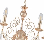 Подвесная люстра Arte Milano AM345620 345620/5 FGD (220V, подвески, на цепи, подсвечник, свеча)