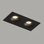 Точечный встраиваемый светильник Denkirs Roto DK2122-BK (220V)