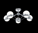 Потолочная люстра Freya Silvia FR5009CL-05CH (220V, шарики, молекулы)