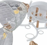 Потолочная люстра на штанге Arte Milano AMALFI-321395 321395/5A WH+FG (220V)