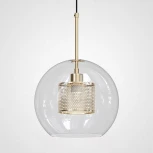 Подвесной светильник Catch Brass D24 ImperiumLoft Catch01 (186706-26) (220V, на проводе, шар)