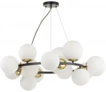 Подвесная люстра Lumion Melona 6508/14 черный, белый, бронза E14 14*40W 220V (на тросе, шарики)