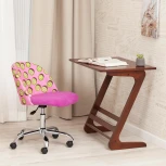 Кресло MELODY (Ткань,Флок /Фиолетовый)