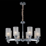 Подвесная люстра ILLUMICO IL8678-8P-20 CR (220V, на цепи)