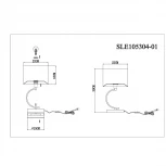 Интерьерная настольная лампа Evoluce Linda SLE105304-01