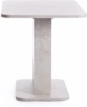 Стол обеденный SMART ЛДСП, 105-140х68,6х75 см, Белый бетон/Белый Tetchair 18993