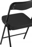 Складной стул Stool Group Джонни экокожа черный каркас черный матовый УТ000035365