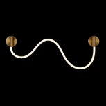 Настенный светильник светодиодный с гибким неоном Loft It Thread 10388W Brass (220V)
