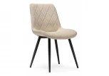 Стул Woodville на металлокаркасе Fox beige / black 15278