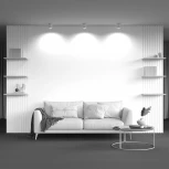 Накладной потолочный светильник Slim GU10 1x50Вт Maytoni Technical C012CL-01W (220V)