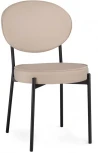 Стул Woodville на металлокаркасе Ройс бежевый / черный 528452