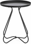Столик журнальный GLAND 1 шт. в упаковке (Металл /Черный)