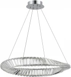 Подвесной светильник ST Luce Ritorto SL6204.101.01 Хром/Прозрачный LED 1*32W 4000K (220V, на тросе, круглые)
