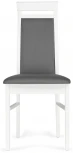 Деревянный стул Woodville Амиата серый / белый 528936