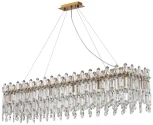 Подвесная большая люстра Legacy 2158/05/12PL (220V, хрусталь, на тросе)