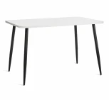 Стол PLUTO ЛДСП/металл, 120x80x77 см, Белый/Черный Tetchair 19316