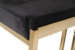 Барный стул Garda Decor GY-B8216GOLD-BL (Золото/Черный)