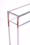 Консольный стол AllConsoles 1044-CS clear серебряный